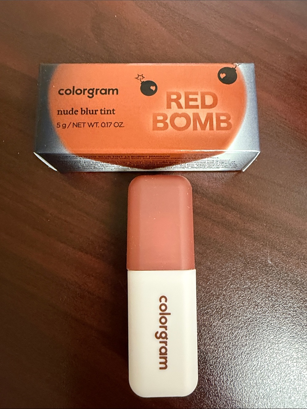 Colorgram Burnt Marron Red Bomb Nude Blur Tint